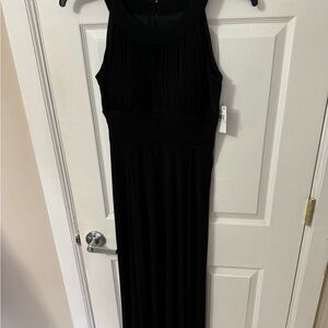 Long black formal gown